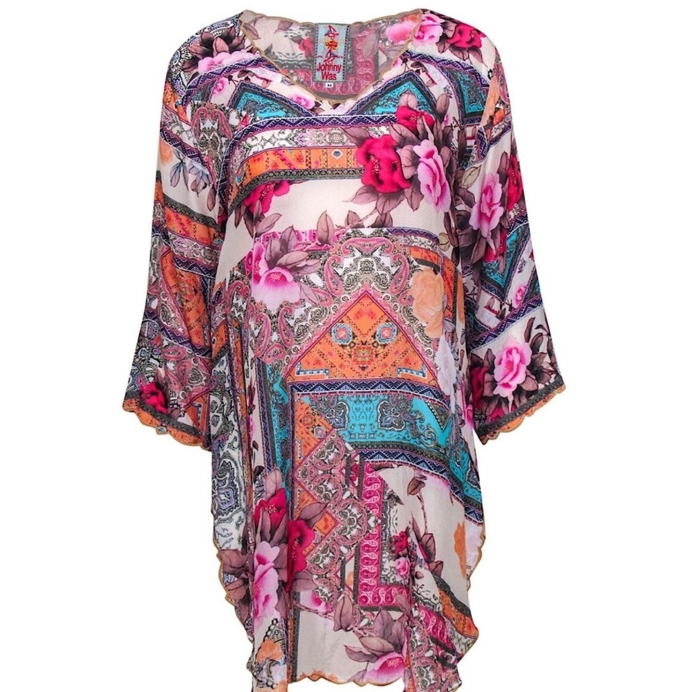 Johnny Was Floral Multicolor Women's Top